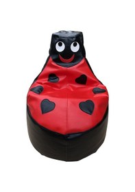 Resim Deri Uğur Böceği Armut Koltuk 67 60 25 Cm 