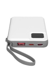 Resim NCT PLUS OMI Series P10 10000mAh PD20W + QC3.0 18W 15W Beyaz LCD Taşınabilir Pil Şarj Cihazı Powerbank 