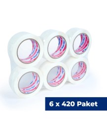 Resim Nuga 45 mm x 100 mt Beyaz Koli Bandı 2520 Adet 