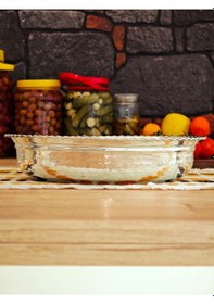 Resim Bakır Kalaylı Derin Fırın Tepsi 32 Cm Gümüş 