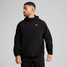 Resim Puma Tad Tech Woven Full Zip Erkek Siyah Eşofman Üstü.01 