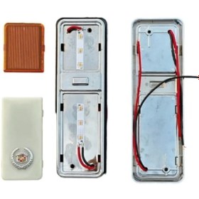 Resim AHMET OTOMOTİV (2 ADET) CADİLLAC GAZETELİK TURUNCU-BEYAZ ÇİFTCAM 12V-24V 