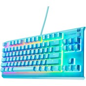 Resim SteelSeries Apex 3 TKL RGB Suya ve Toza Dayanıklı Türkçe Gaming Klavye – Mavi 