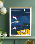 Resim Bazen de Tek Poster 