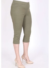 Resim Myline Beli Lastikli Kapri Pantolon (532245948) 