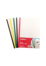 Resim Sıkıştırmalı Dosya 5 Li Set Karışık Renk sırtlık+cilt Kapağı 