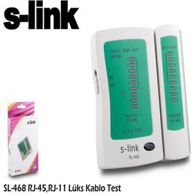 Resim S-Link Sl-468 Rj45.Rj-11 Lüks Kablo Test Cihazı 