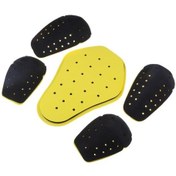 Resim Dinosaurs Motosiklet Ceket Zırhı Omuz Dirsek Etki Koruması Ekleme Yeşil 