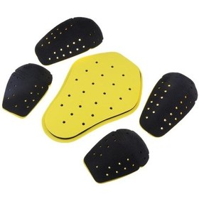 Resim Dinosaurs Motosiklet Ceket Zırhı Omuz Dirsek Etki Koruması Ekleme Yeşil 