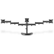 Resim Digitus Ayaklı Üçlü Monitör Tutucusu 13-27", 3 X 8 Kg (MAKS.), Siyah 
