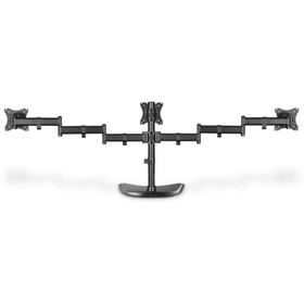 Resim Digitus Ayaklı Üçlü Monitör Tutucusu 13-27", 3 X 8 Kg (MAKS.), Siyah 
