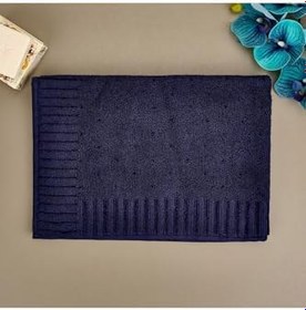 Resim Soft Patte Ayak Havlusu - Lacivert - 50X70 Cm 