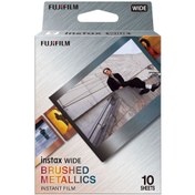 Resim Instax Wide Brushed Metal 10'lu Özel Film 
