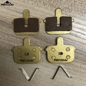 Resim MOTSUV 2 Çift Altın Bakır Alaşım Bisiklet Disk Fren Balataları 