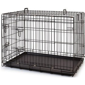 Resim Kedi - Köpek Kafesi Dövme Demir 107x71x78 