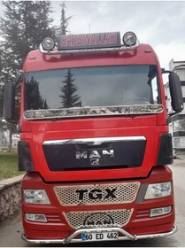 Resim Karadeniztırmarket Man Tgx Krom Sineklik Ledli Alt Boru Ve 2 Parça Panjur Krom 