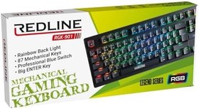 Resim REDLINE RGK-901 Oyuncu Klavyesi 