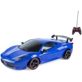 Resim 1:12 Uzaktan Kumandalı Süper Sport Araba Şarjlı Işıklı Mavi 