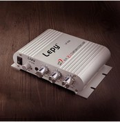 Resim Hightower 600w Araç Ses Sistemi Amplifikatörü, Hifi 2.1 Kanal Mini Bass Amplifikatörü, Gümüş Renk 