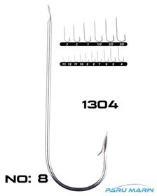 Resim Youvella 1304 (1799) 100'lü kutu nikel iğne No:8 