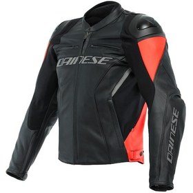 Resim Dainese Racing 4 Deri Ceket Kırmızı - Siyah 