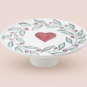 Resim The Mia Luv Ayaklı Servis Tabağı 10x30 Cm Çok Renkli 