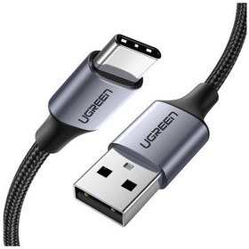 Resim Ugreen Örgülü USB Type-C Şarj ve Data Kablosu 1 M Siyah 