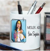 Resim Yeni Iş - Meslek Hediyesi Fotoğraflı Ve Isimli Kalemlik 