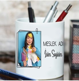 Resim Yeni Iş - Meslek Hediyesi Fotoğraflı Ve Isimli Kalemlik 