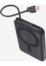 Resim Wp25 Magpro 15w 10000 Mah Wireless Akıllı Saat Destekli Powerbank Gri 