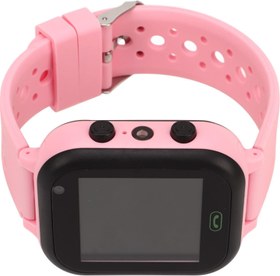 Resim Akıllı Alarm İzle Pedometre Dokunmatik Ekran Fotoğraf Takip Cihazı Açık Hava Yüksek Çözünürlüklü Akıllı Sesli Saat Çocuklar Için (PINK) 