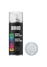 Resim Brio Sprey Boya Akrilik Gümüş Gri B7001 400 ML 