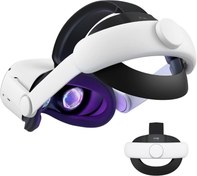 Resim KIWI Design Konforlu Yükseltilmiş Elite Baş Kayışı Quest 2 Uyumlu 