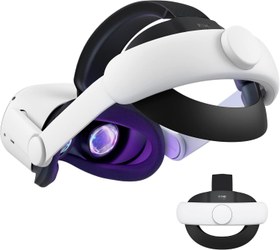 Resim KIWI Design Konforlu Yükseltilmiş Elite Baş Kayışı Quest 2 Uyumlu 
