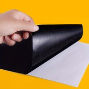 Resim 1 adet büyük alanlı yapışkanlı dikişsiz kıyafet tamir yaması, her desene kesilebilir - tüy ceket yamaları için 