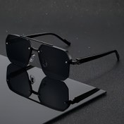 Resim Unisex Retro Çift Işın Moda Gözlükleri - Şık Siyah Çerçeve ile Şeffaf Lensler, Partiler, Alışveriş ve Günlük Kullanım için Mükemmel, Cadılar Bayramı, Noel, Paskalya, Sevgililer Günü, Bağımsızlık Günü, Şükran Günü, Yeni Yıl için Harika Bir Hediye 