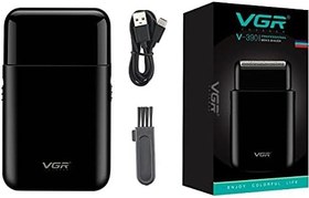Resim VGR V-390 Profesyonel Elektrikli Ultra İnce Tıraş Makinesi Yüz Bakımı için Şarj Edilebilir Jilet Sakal Düzeltici Pistonlu Bıçak, USB Seyahat Tıraş Makinesi, Erkek Elektrikli Tıraş Makinesi, Elektrikli 