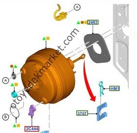 Resim Ford Transit (2014-2016) Westinghouse Servo Ünitesi (Otosan) 