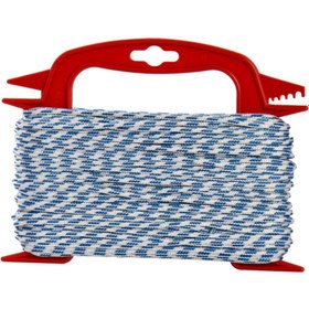 Resim Globe 3,0 Mm Polyester Çok Amaçlı Ip Halat - Beyaz-mavi - 40 M. 