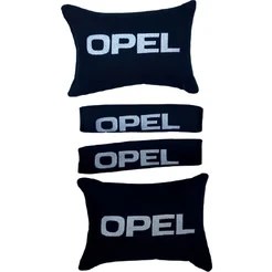 Resim Otomind Opel Nakışlı Boyun Yastığı Konfor Seti 