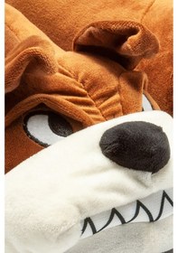 Resim Twigy Kızgın Hayvanlı Garson Boy Kadın Panduf - Kahverengi YY0263 