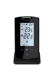 Resim GENERAL Ht500set Akıllı Oda Termostatı Siyah 