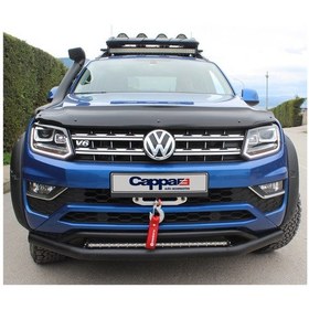 Resim Cappafe Vw Amarok Ön Kaput Koruyucu Rüzgarlık 4Mm Abs 2010-2020 