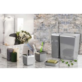 Resim Prima Nova Primanova Toskana Banyo Seti Gri 