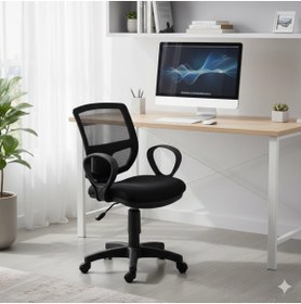 Resim Levent Mobilya Aksesuar FİLELİ OFİS KOLTUĞU 