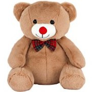 Resim Papyonlu Kahverengi Ayıcık 35 Cm 