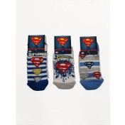 Resim Çimpa Superman Sm 14182 3'lü Patik Çorap 