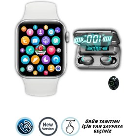 Resim Özbience Çok Fonksiyonlu Akıllı Saat ve Dokunmatik Bluetooth Kulaklık Seti 