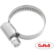 Resim 30x45mm Paslanmaz Çelik Hortum Boru Tesisat Kelepçesi 1 Adet 