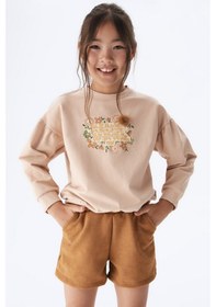 Resim Xo Kids Kız Şort 4-8 Yaş 0053518 Ksrt02002 Camel 